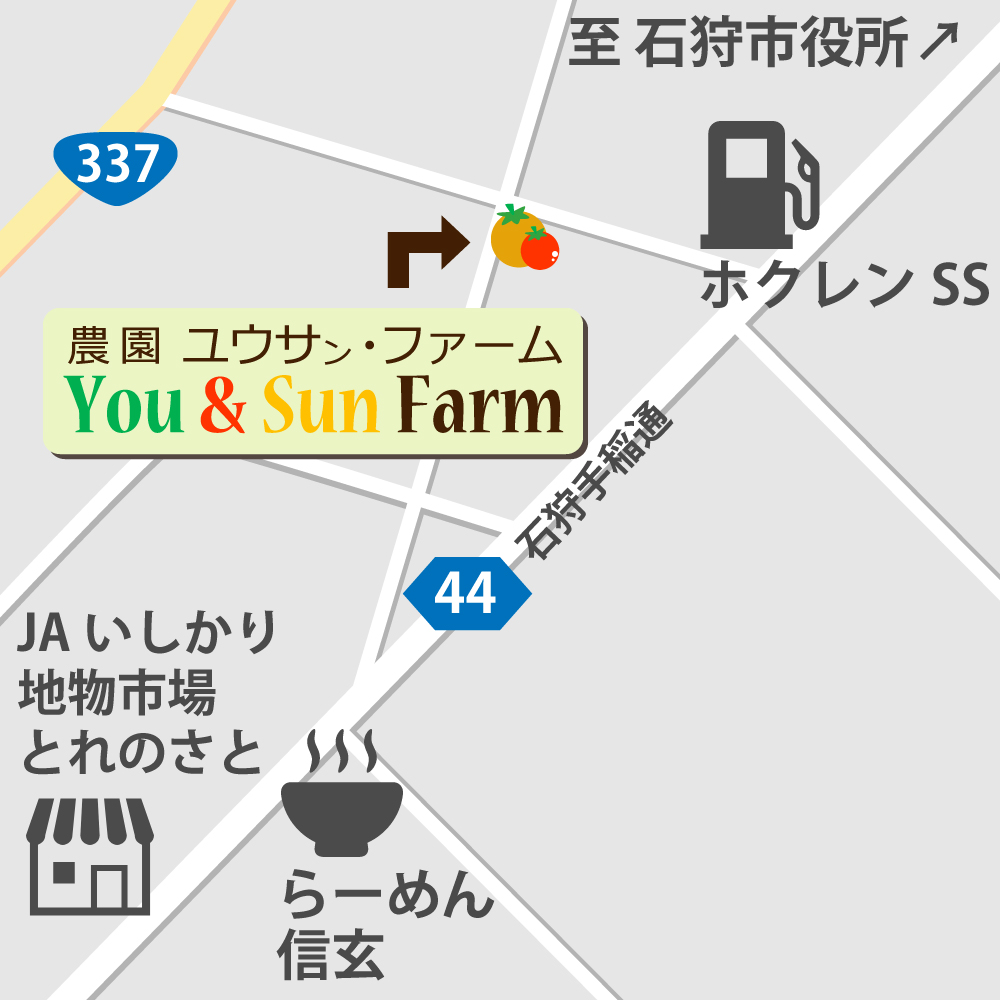 農園へのアクセス情報画像